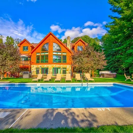 Most Luxury 7000 Sq Ft Log Estate With Pool Hot Tub Sauna